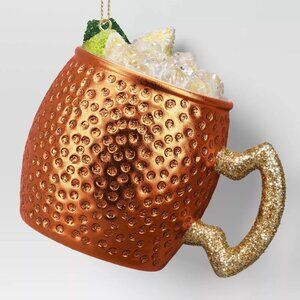 Cocktail Moscow Mule Resin Christmas Ornament * NEW * Wondershop